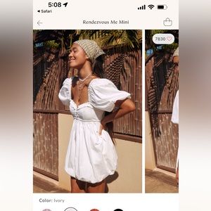 Free people white dress